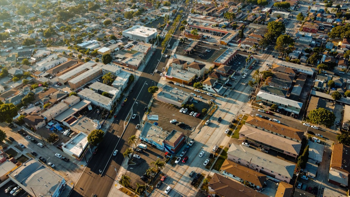 Los Angeles neighborhood crime stats map