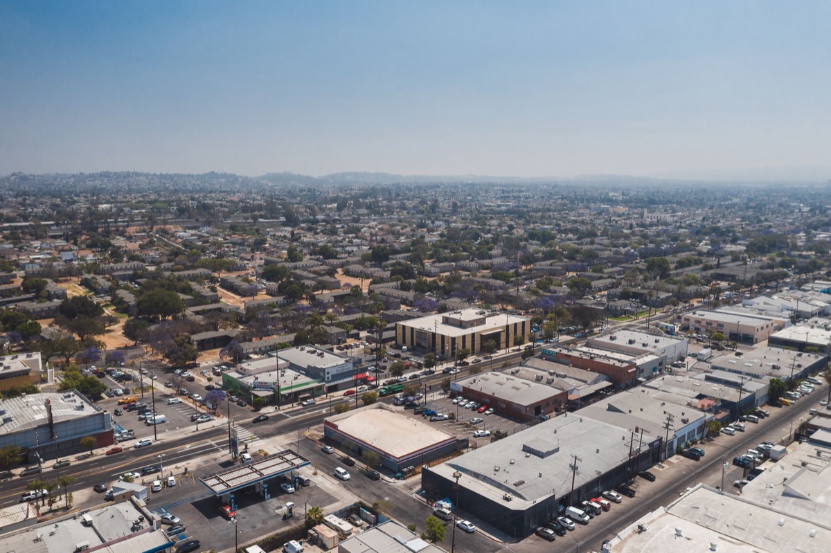 Los Angeles buurt crimineel statistiek chart