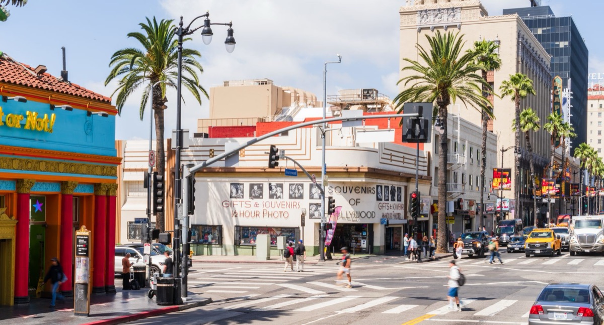 Hollywood visiteurs tips: tourist info booth in Hollywood