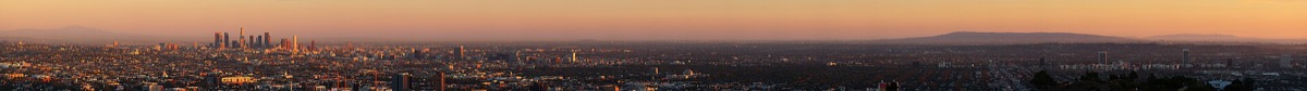Cidade de Los Angeles à noite