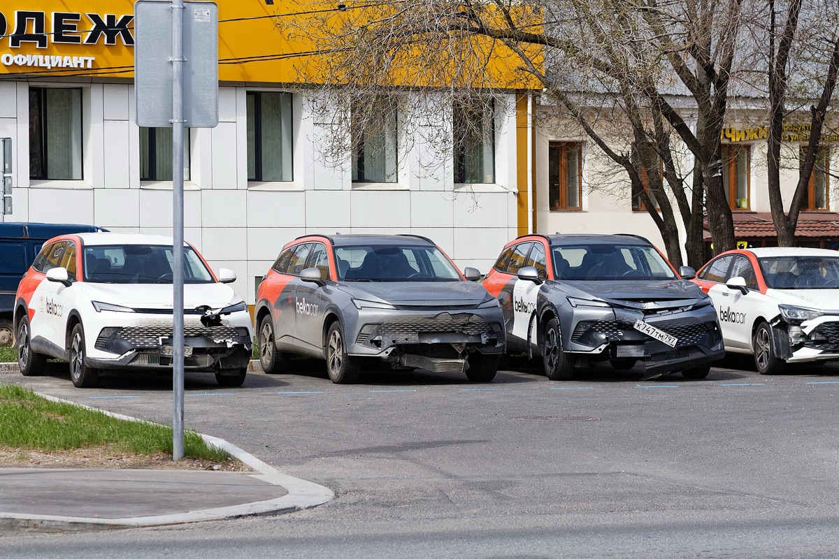 Rental car parking lot