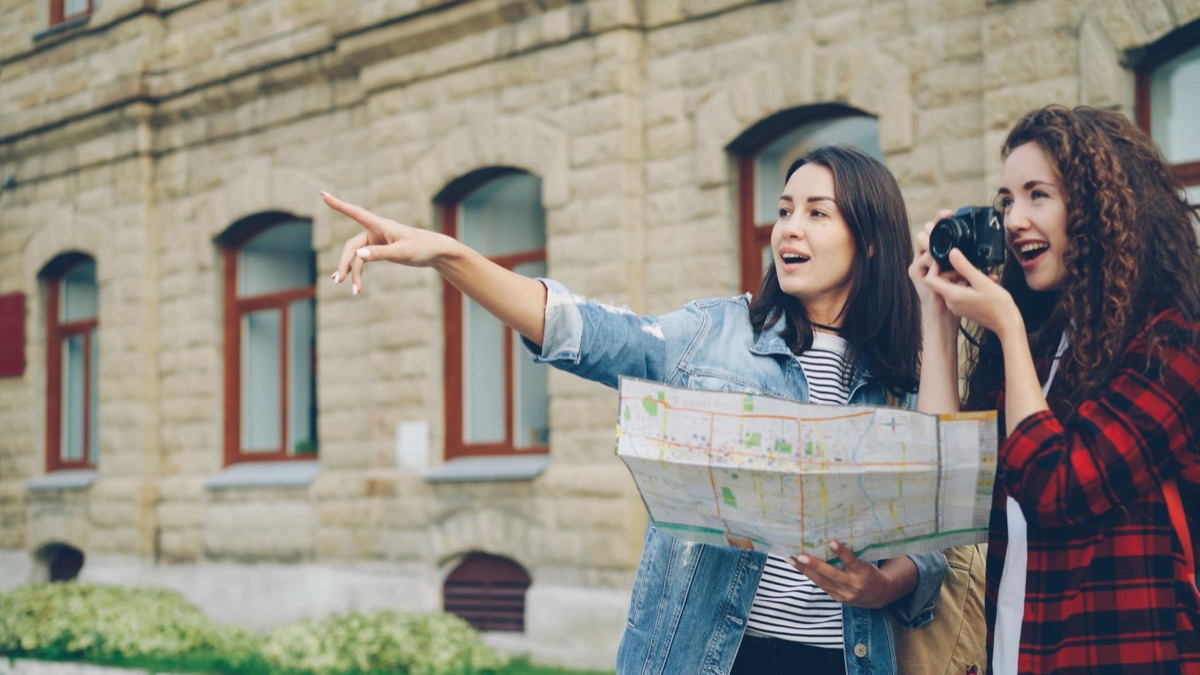 Mapa de tour no Universal Studios
