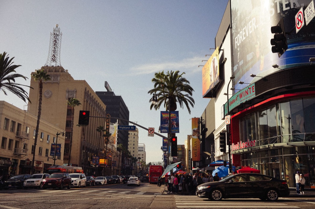 contador de alquiler de coches en Los Angeles