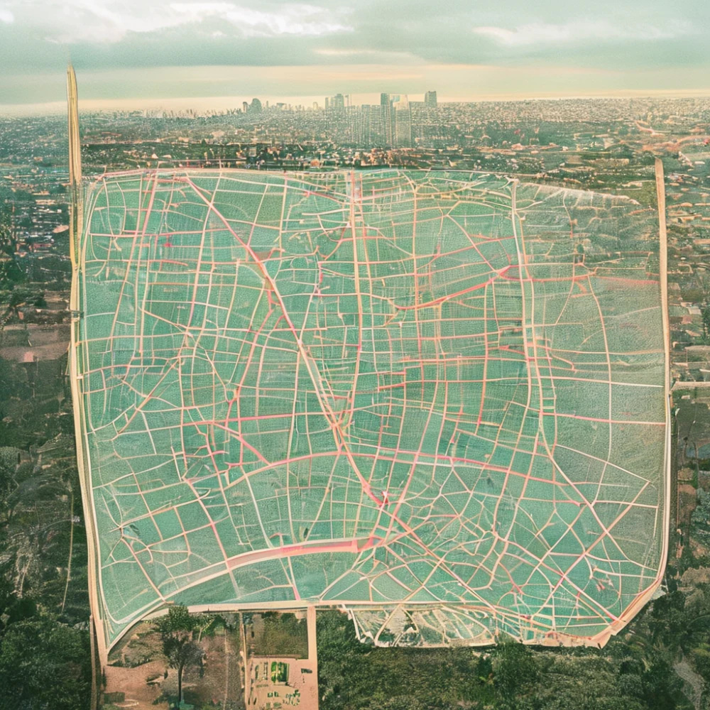 mappa di un'area sicura a Los Angeles