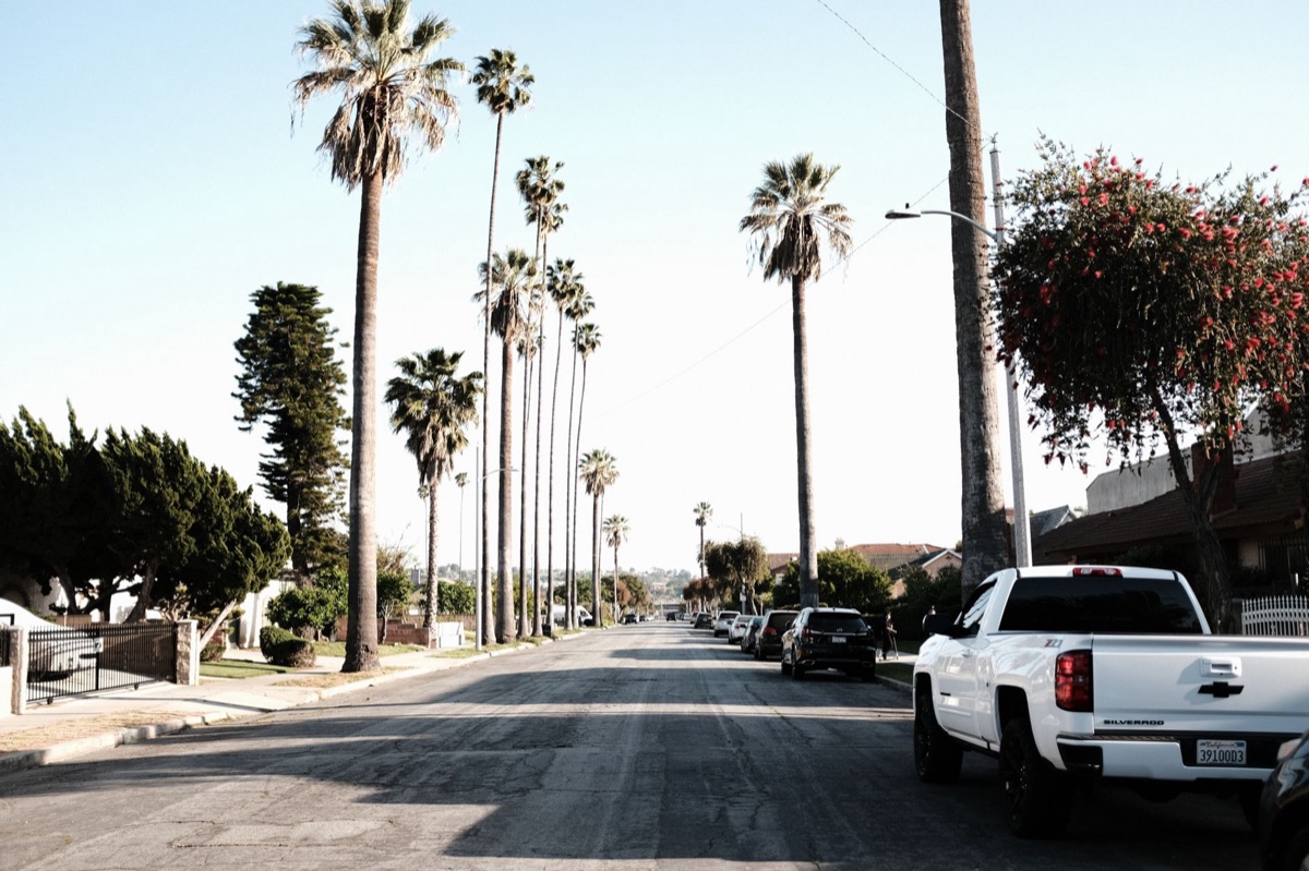 Los Angeles Nachbarschaft Straßen
