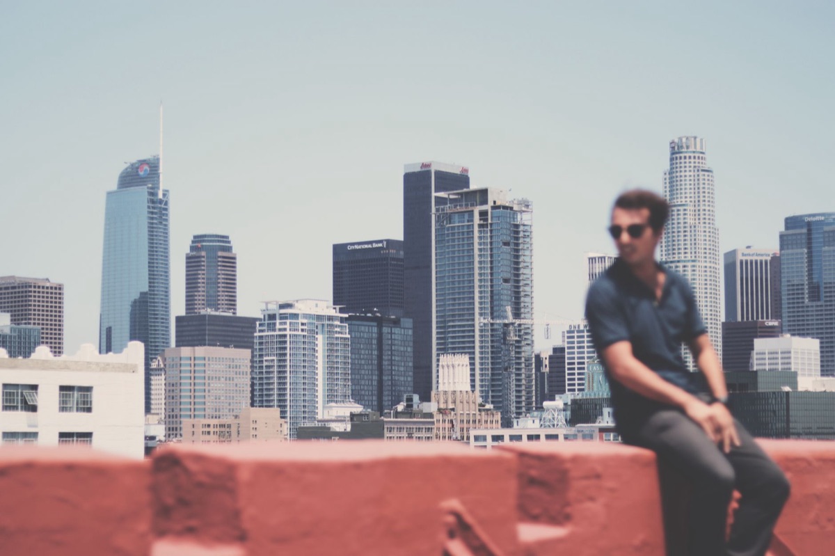 turista italiano a Los Angeles