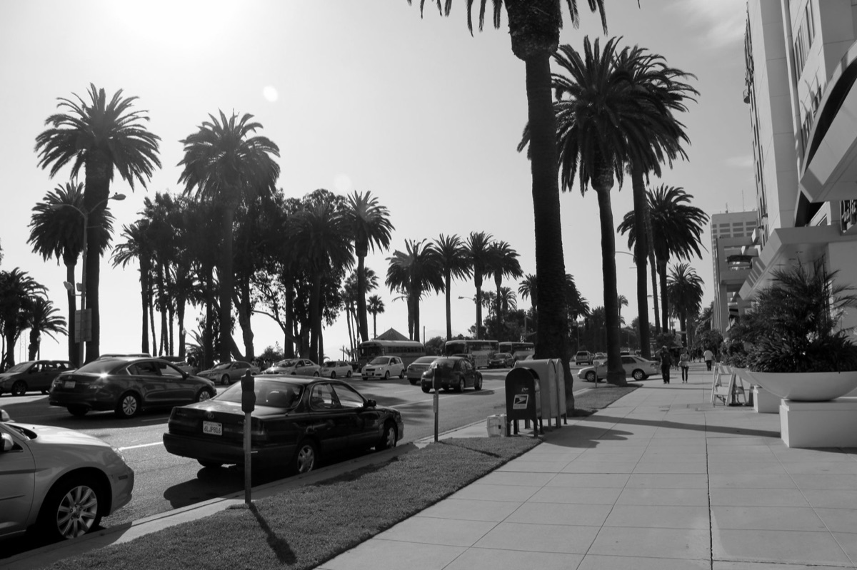Modern hotel in Santa Monica